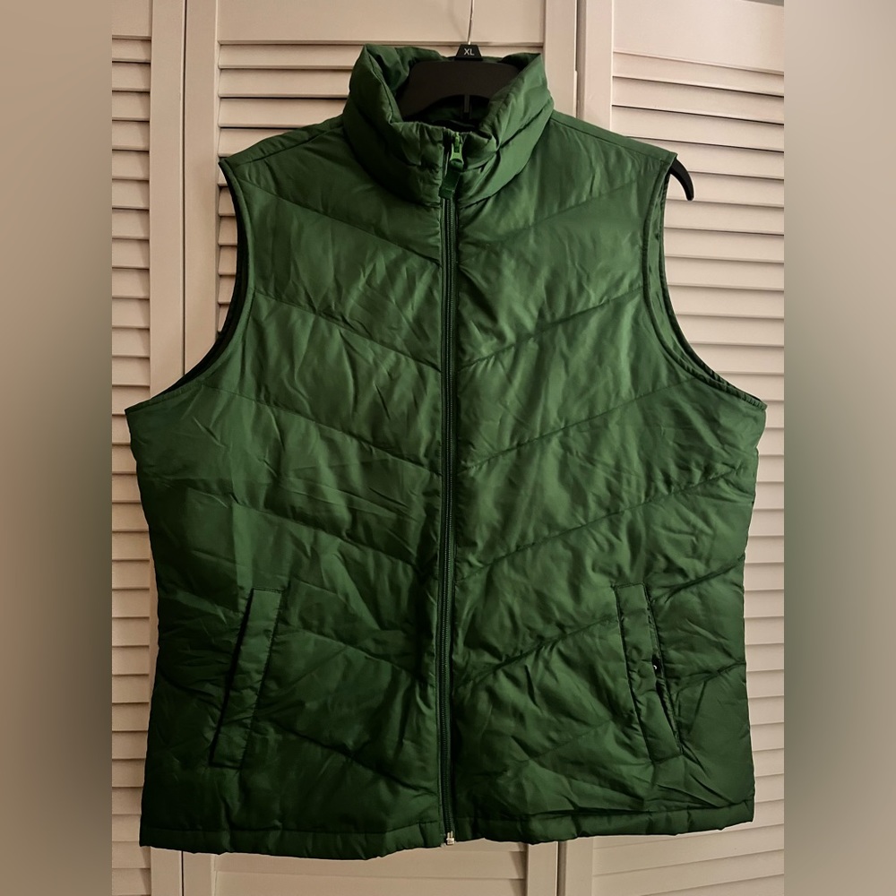 Green XL Lands End vest